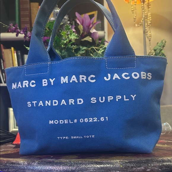 Marc by Marc Jacobs Blue Canvas Tote - Picture 7 of 7